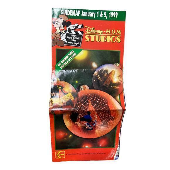 1999 Disney MGM Studios Guidemap - The Osborne Family Spectacle of Lights - Picture 2 of 10